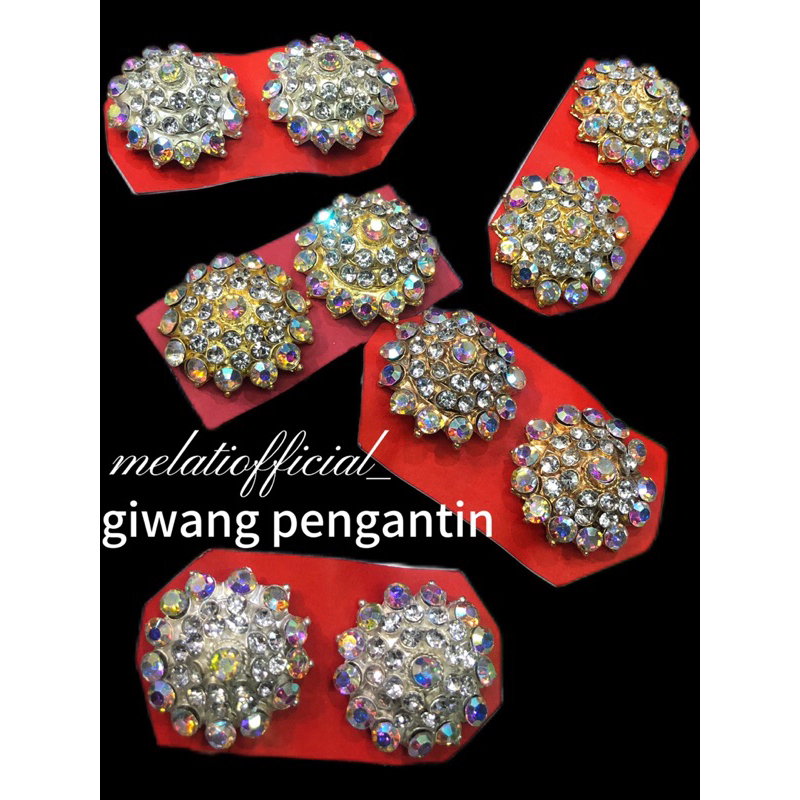 giwang pengantin / anting pengantin / anting jawa