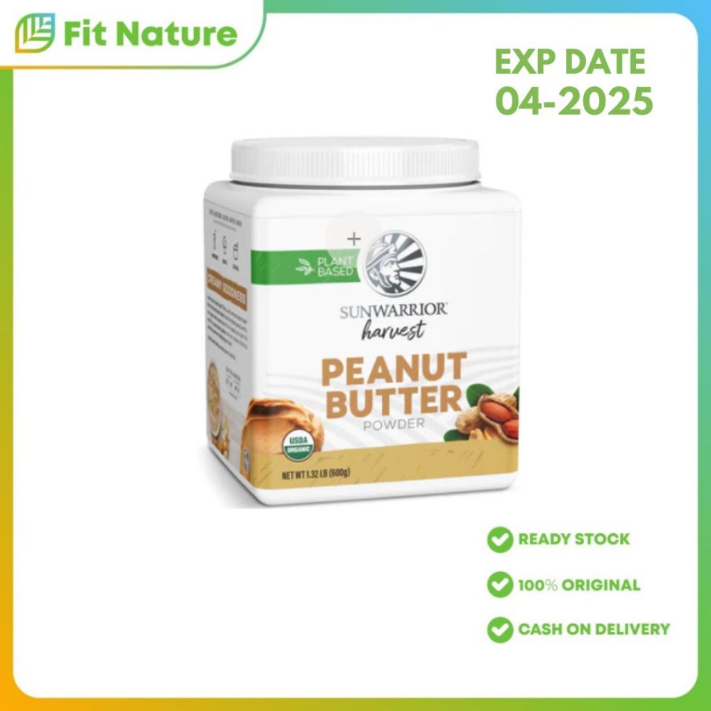 

Sunwarrior Harvest Line Peanut Butter Powder 600gr
