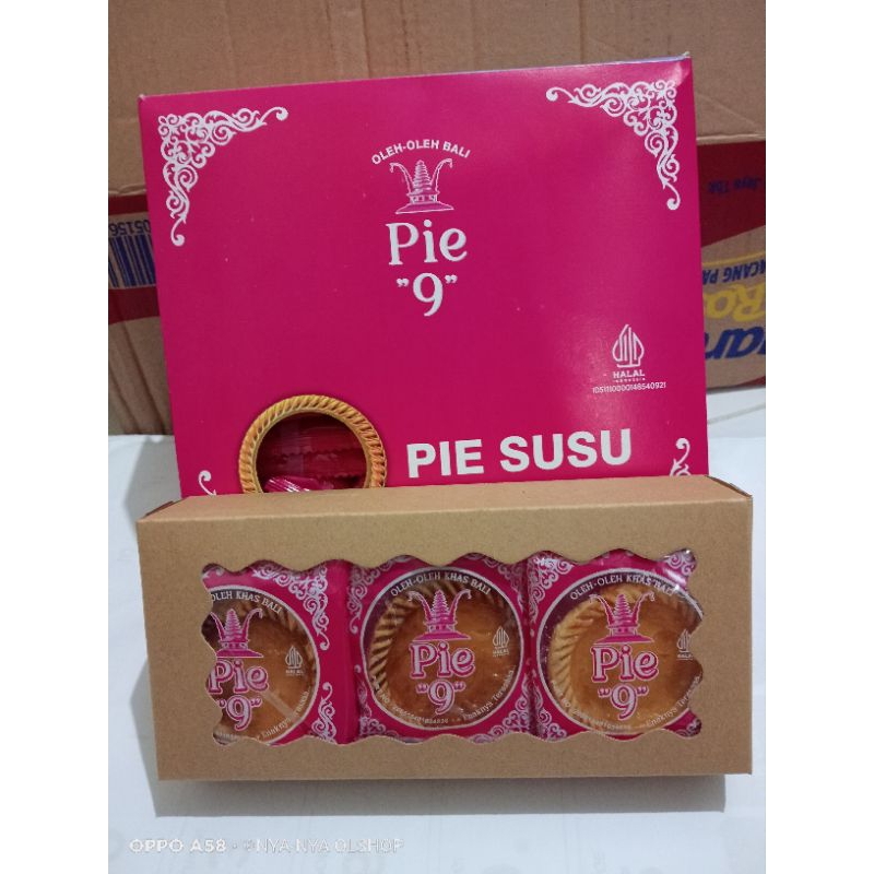 

PIE SUSU 9 //KEMASAN ISI 10 BOX JENDELA//BISA INSTAN//NO BUBLE WRAP/// MAKANAN KUE