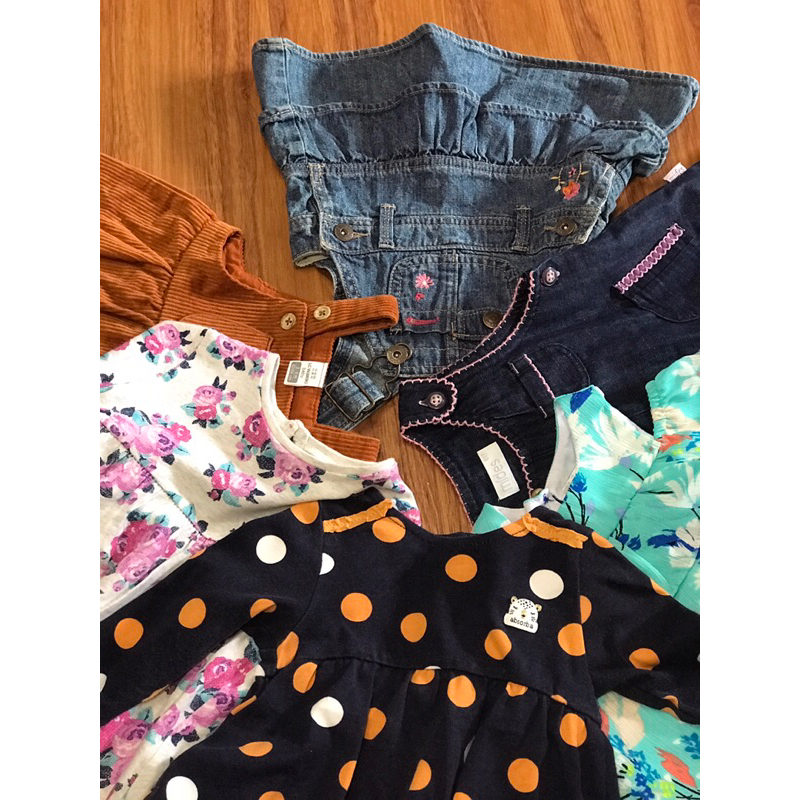 preloved  dress/overal bayi perempuan cantik branded