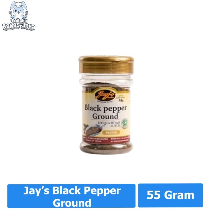 

Jays Black Pepper Ground 55 Gram