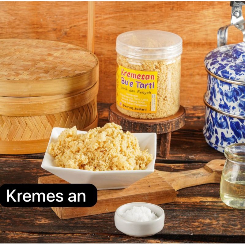 

kremesan by bu'e tarti 100% garing, gurih dan renyah