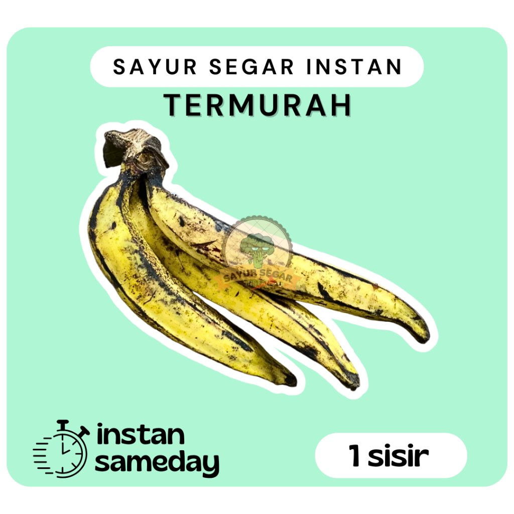 

Pisang Tanduk 1sisir isi 3 buah