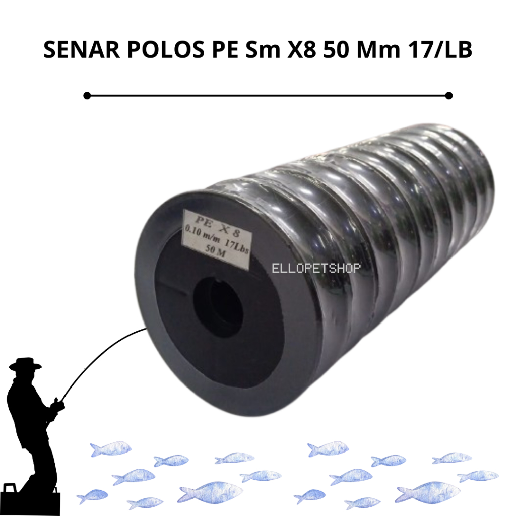 SENAR POLOS PE Sm V8 0.10Mm/17Lb