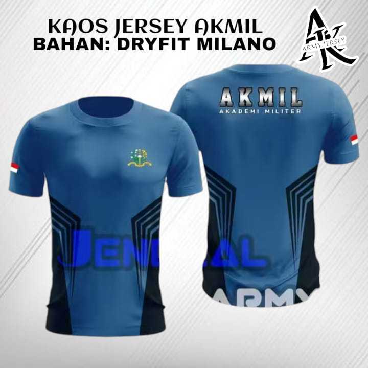 Kaos Jersey Akmil / Kaos Akmil Bahan Dryfit Premium / Kaos Jersey Akmil