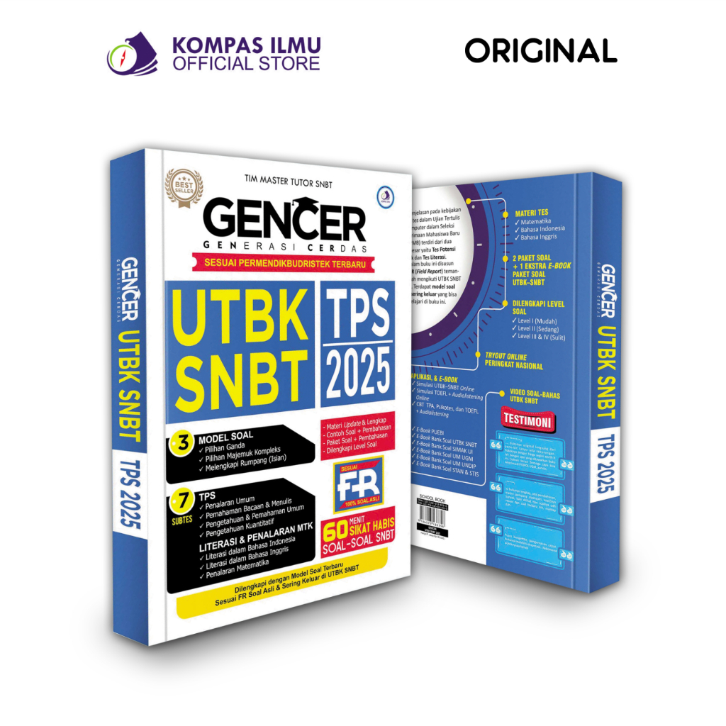 Buku Soal UTBK SNBT 2025 - Gencer UTBK SNBT TPS 2025 [G3]