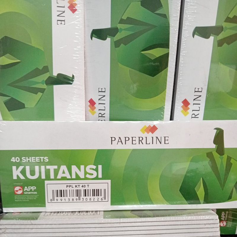 

Paperline KUITANSI (1pack 10buku) 40sheets PPL KT 40 T