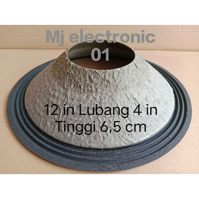 Kertas Daun speaker 12 in Lubang 4 in jeruk Fr3 Tinggi 6,5 cm