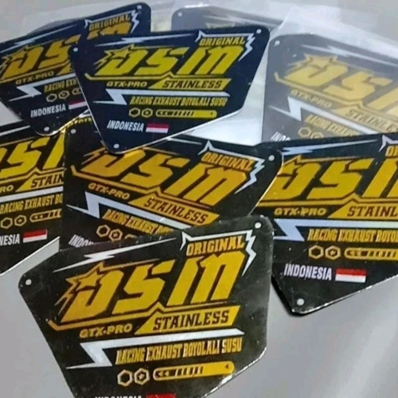 emblem knalpot racing dsm