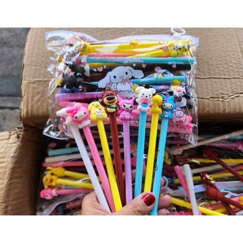 

KODE Y17E Bulpen Pulpen Set Sanrio With Pouch Viral Isi 2 Pcs