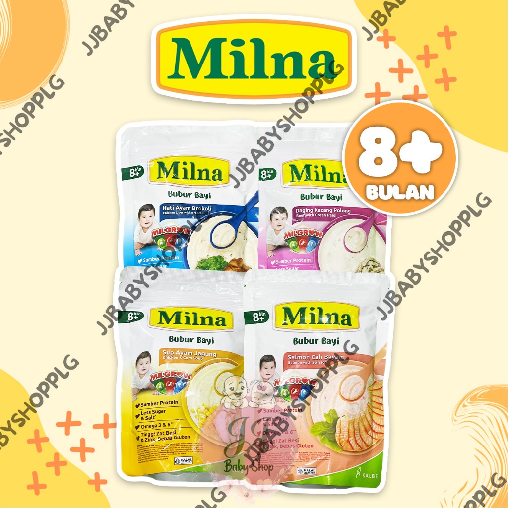 Milna Bubur Bayi 8-12 Bulan 120G(8 Bulan+)