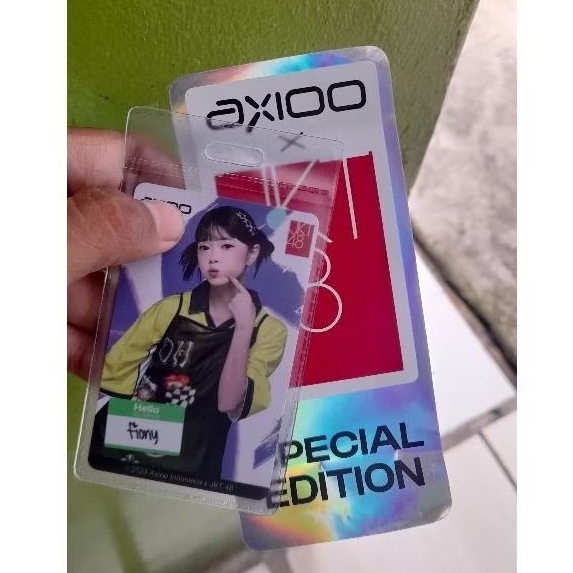 Photocard jkt48 × Axioo Fiony