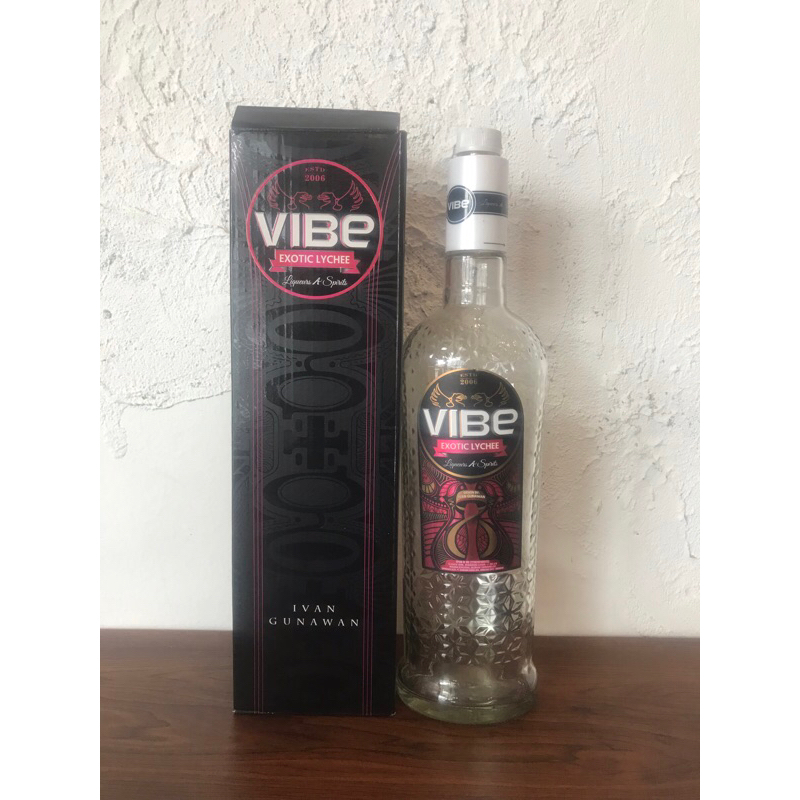 botol bekas minuman vibe Leychee botol antik botol unik pajangan botol hiasan