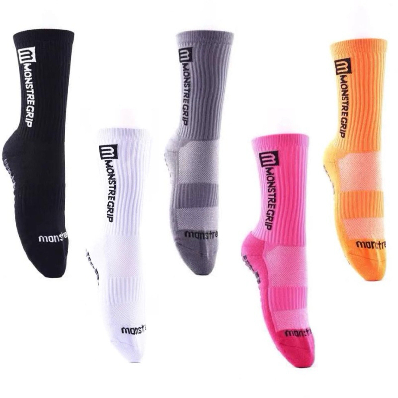 Monstre Grip Pro / Kaos Kaki Monstre Grip Original / Perlengkapan Olahraga Ori / Panjang Setengah Be