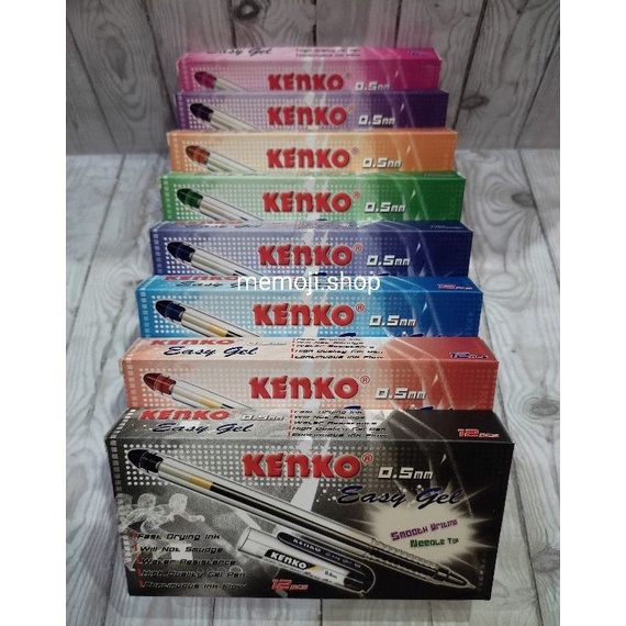 

KODE P66W Pulpen KENKO EASY GEL 5mm 12pc
