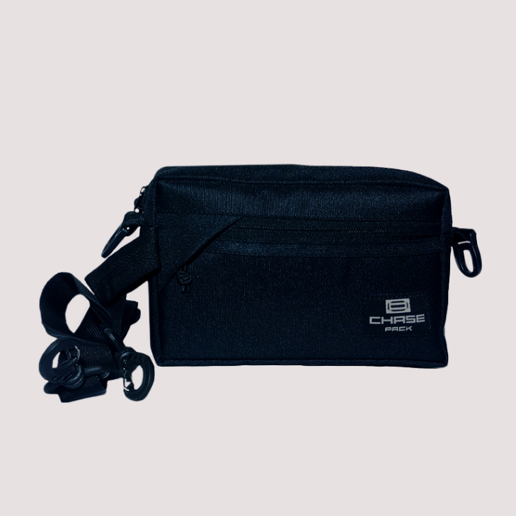 Chasepack - Hand Bag Phone Bag Axel Selempang Pria Basic Warna Hitam