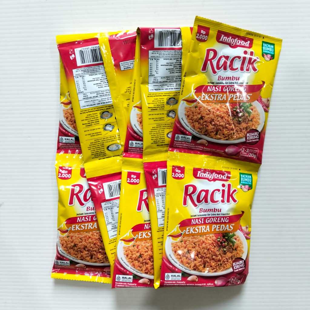 

Indofood Bumbu Racik Nasi Goreng Pedas 20g