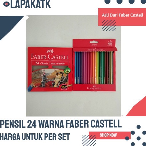 

KODE W42A Pensil warna faber castell 24 PANJANG