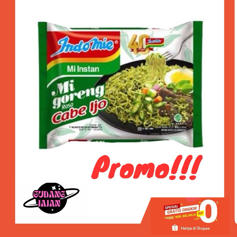 

Indomie Goreng Cabe Ijo (indomie goreng pedas)