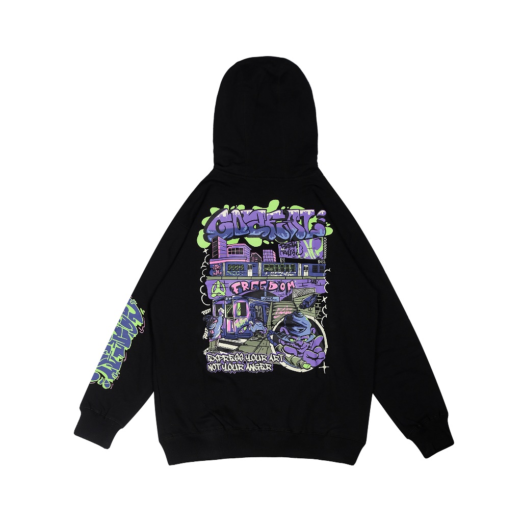 Gozeal | Hoodie | Graff Black