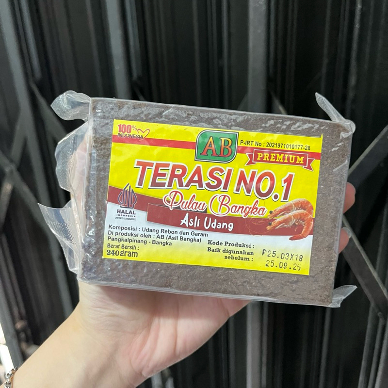 

Terasi AB no 1 asli bangka 240g