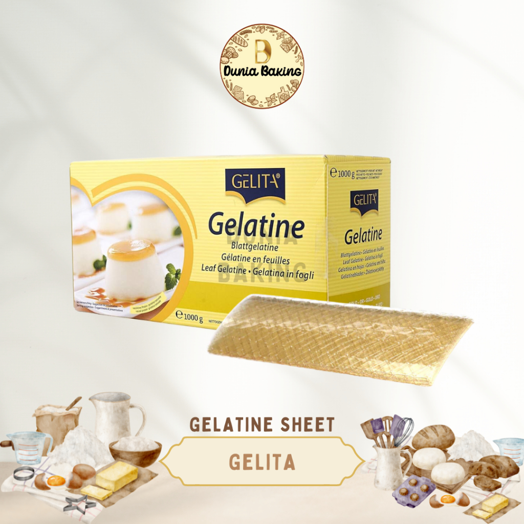 

Gelita Gelatin Sheet isi 6 lembar