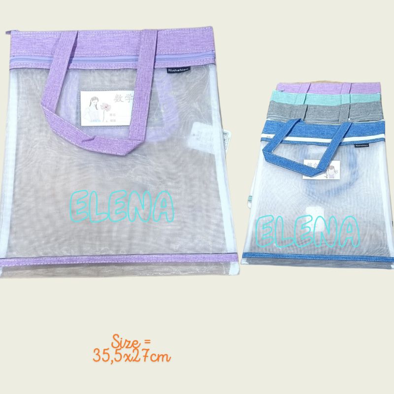 

tas document/tas tote bag/tas serbaguna/tas jaring uk.A4