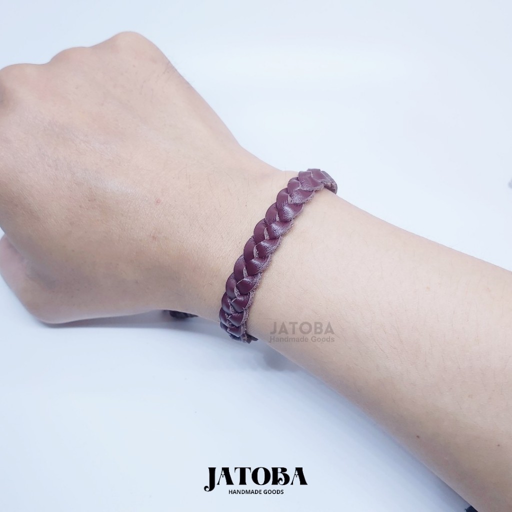 Jatoba Bracelet | Gelang Kulit Pria | Original Kulit Pull Up | Leather Bracelet | Gelang Kulit  Pria