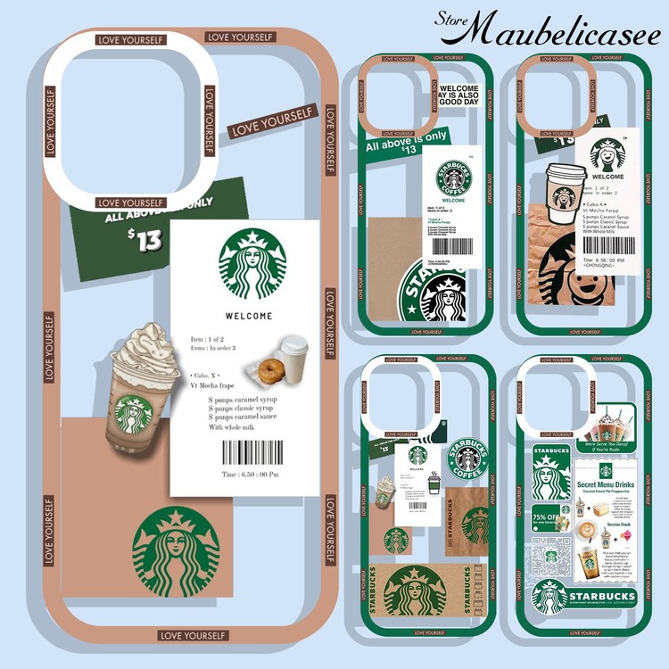 MBC08 Case STARBUCK Protechtor list fashion case for iphone 16 16 PRO 11 11 pro 6+ 7 8 6+ xs xs max 