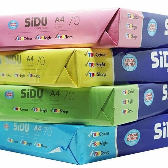 

Kertas HVS Warna A4 70 gram Sinar Dunia