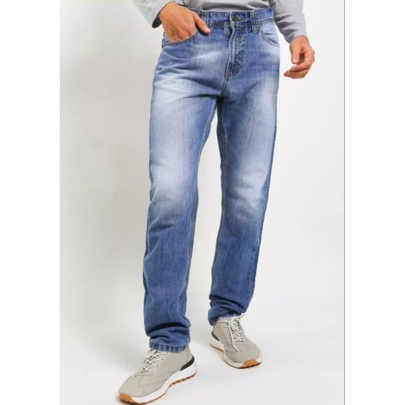 Celana Jeans Pria Original Lois CSL484E Biru Blitz