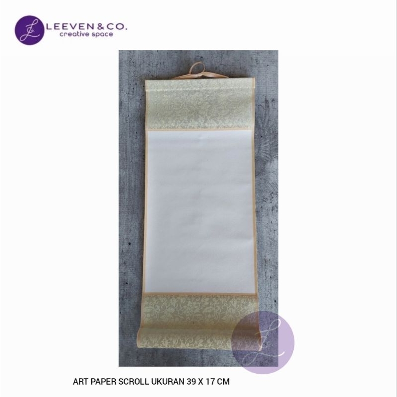 

ART PAPER SCROLL/ XUAN PAPER/RICEPAPER KERTAS GULUNG KALIGRAFI CHINA UK 39 X 17CM