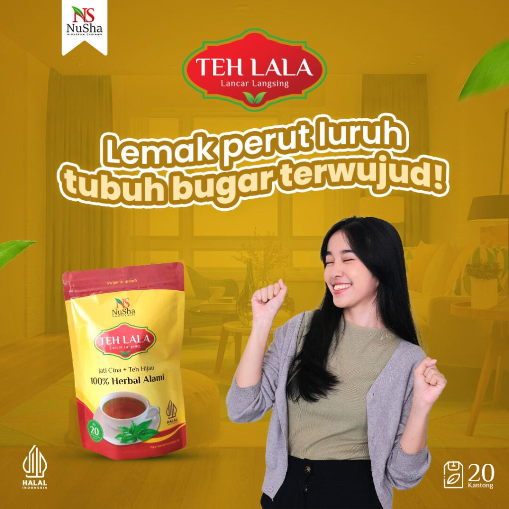 

teh lala 20 kantong tea herbal