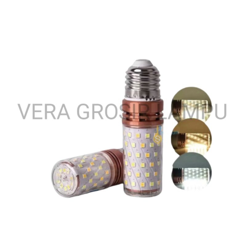Lampu lilin LED / lampu LED stick / Lampu filamen LED Emico 12W 3 warna fiting E27