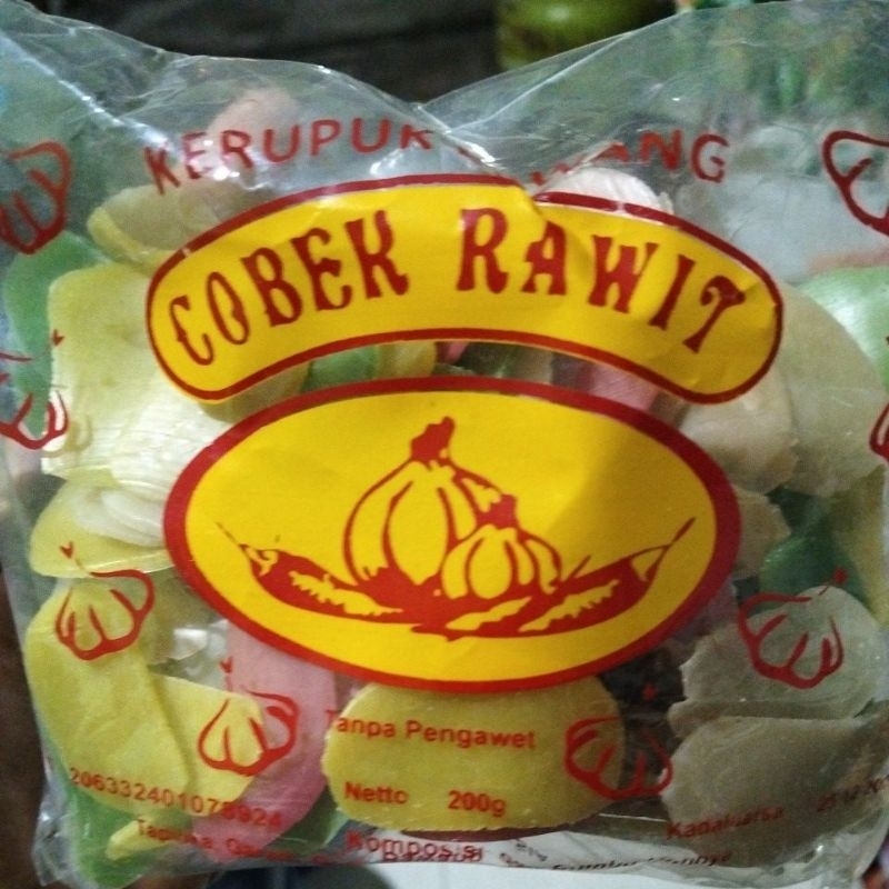krupuk bawang warna warni