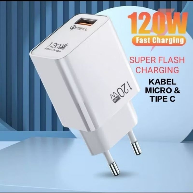GAN Charger/Casan Adapter 120w Fast Charging Power Quick Charge/Turbo charge