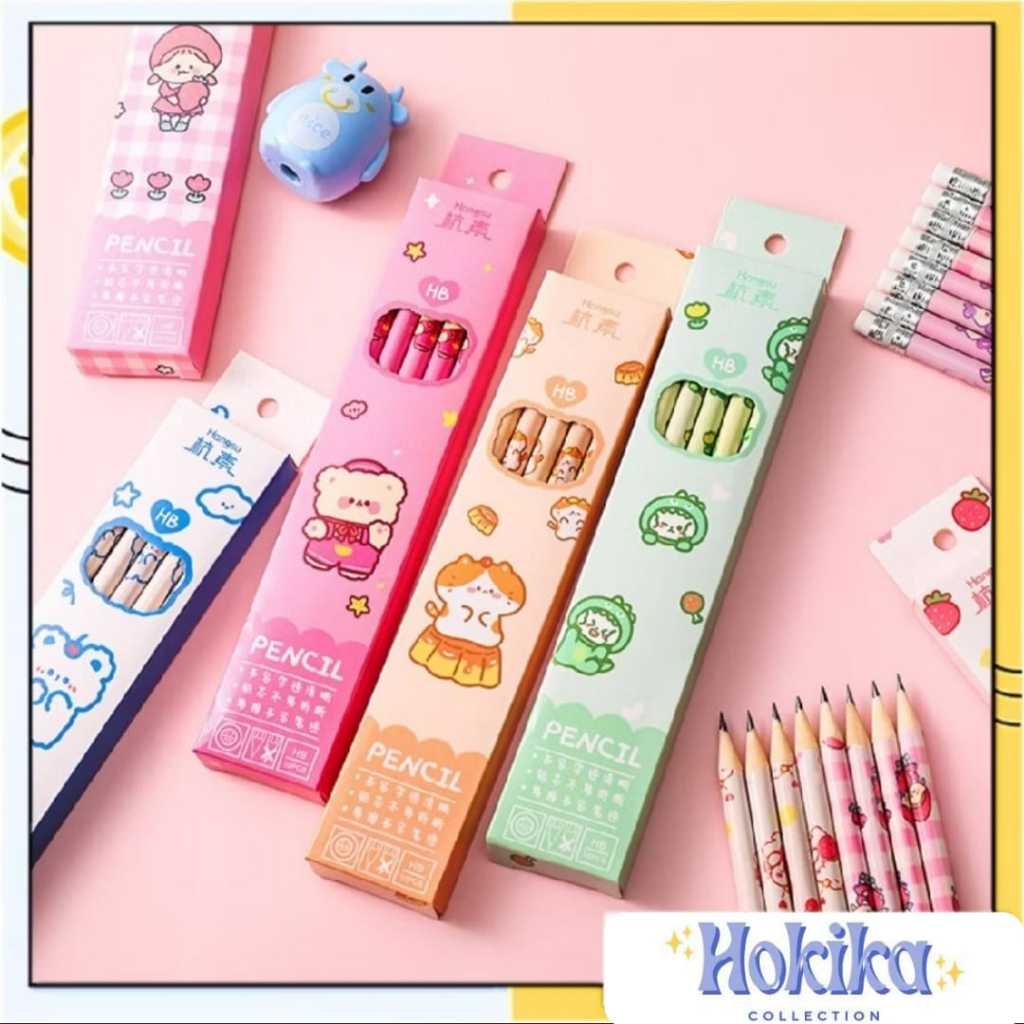 

HOKIKA PENSIL PENGHAPUS SET ISI 12PCS KARAKTER MOTIF LUCU