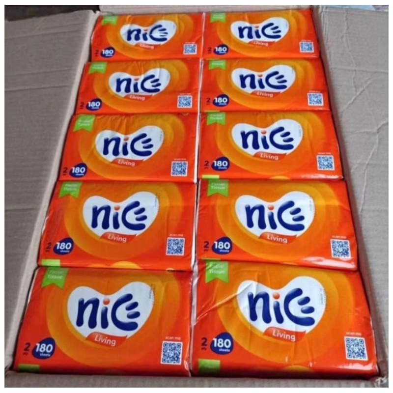 MICCI Promo Tissue Nice 180 Sheet Kemasan Terbaru / Tisue Nice 2play 180 sheet