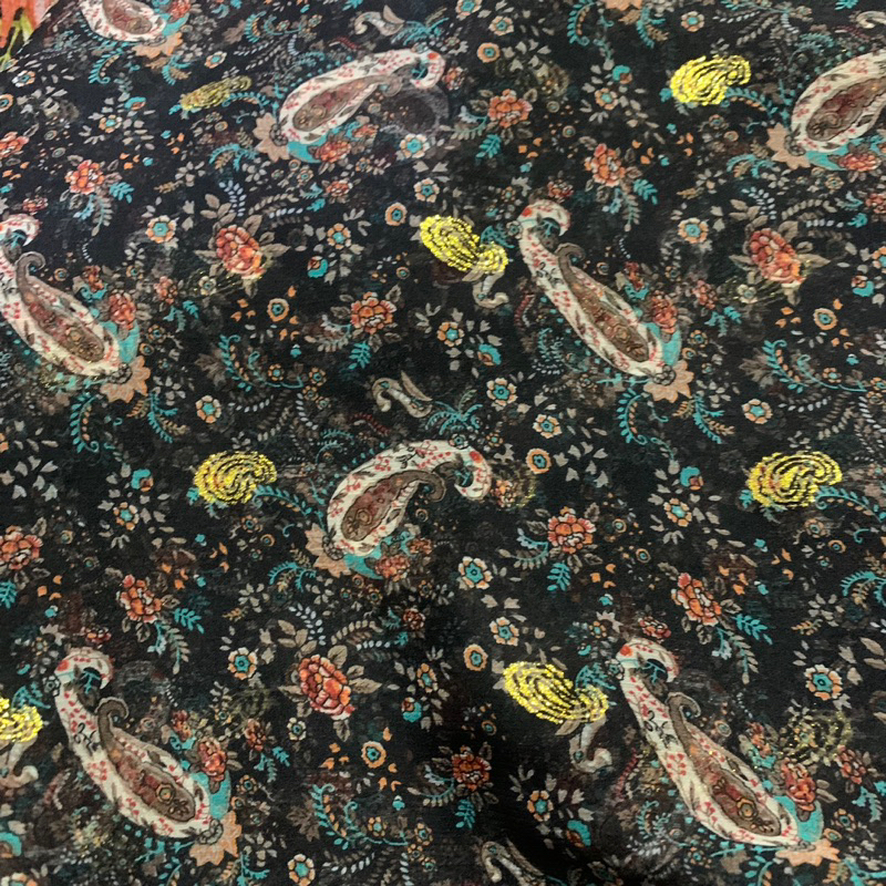 kain sifon motif - kain sifon uragiri - kain sifon glitter gold - kain kebaya sifon - kain motif