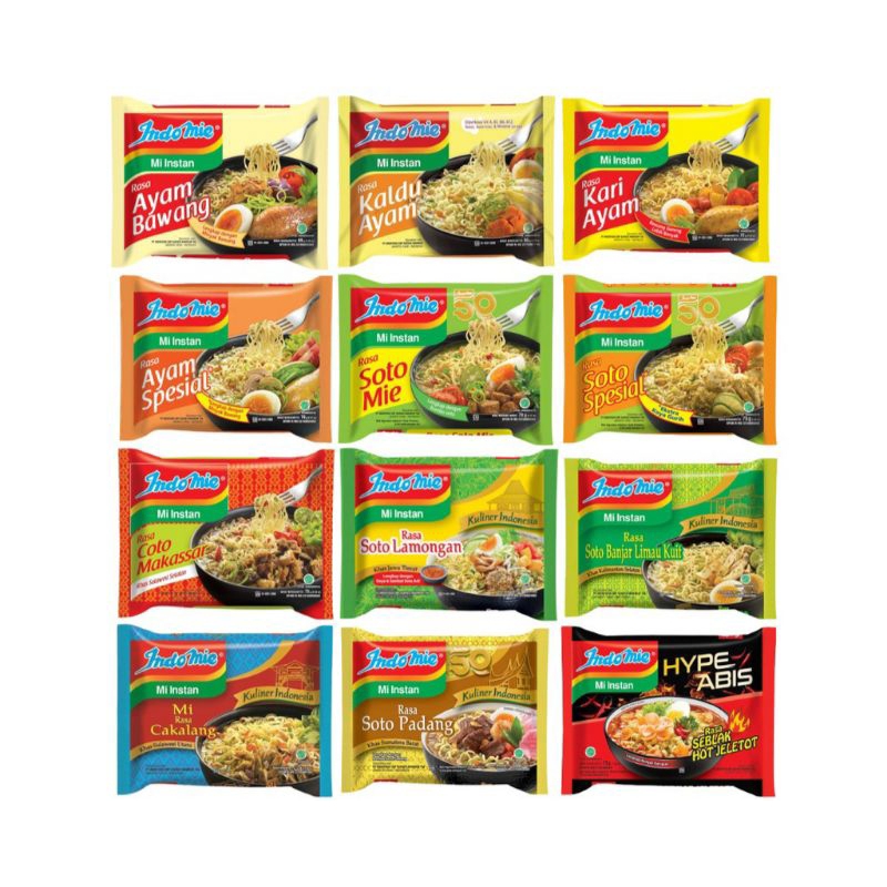 

Indomie Kuah All Varians Berbagai Rasa