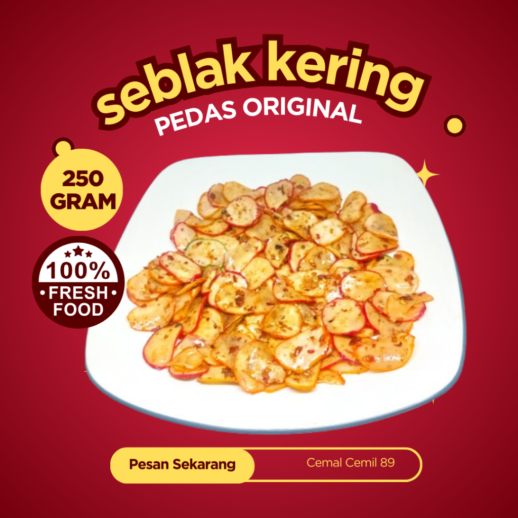 

Seblak Kering Pedas Daun Jeruk Kerupuk Seblak Seblak Kering Netto 250 Gram