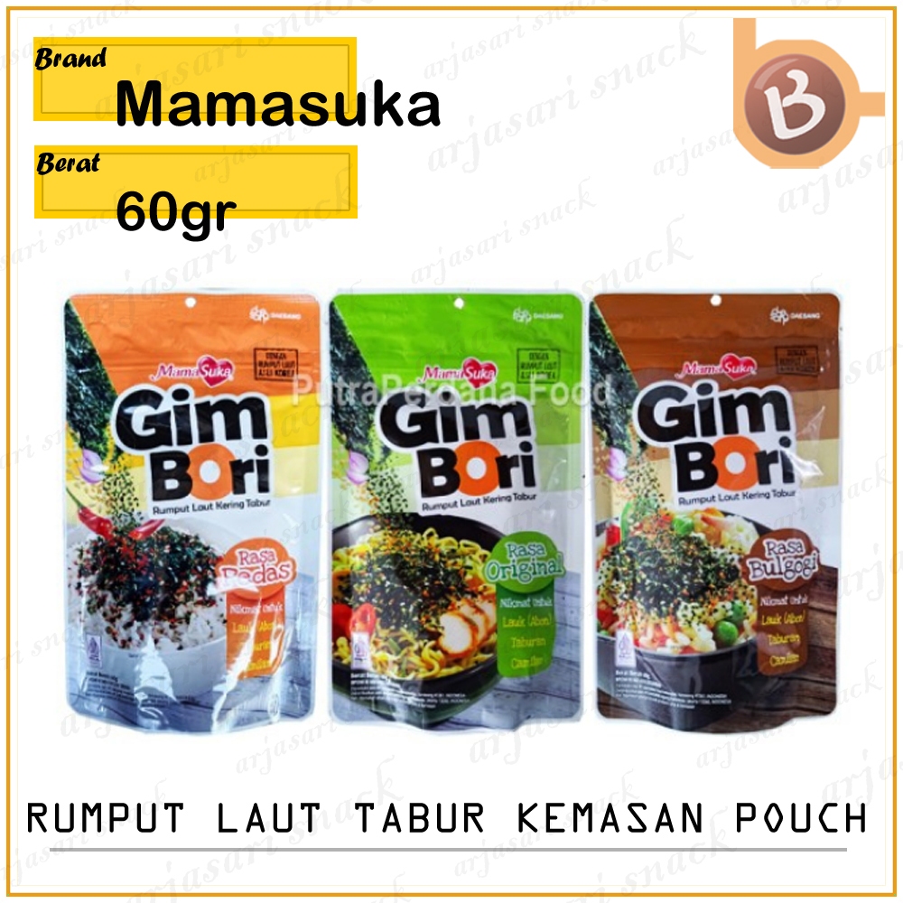 

Rumput Laut Panggang Gim Bori Mamasuka