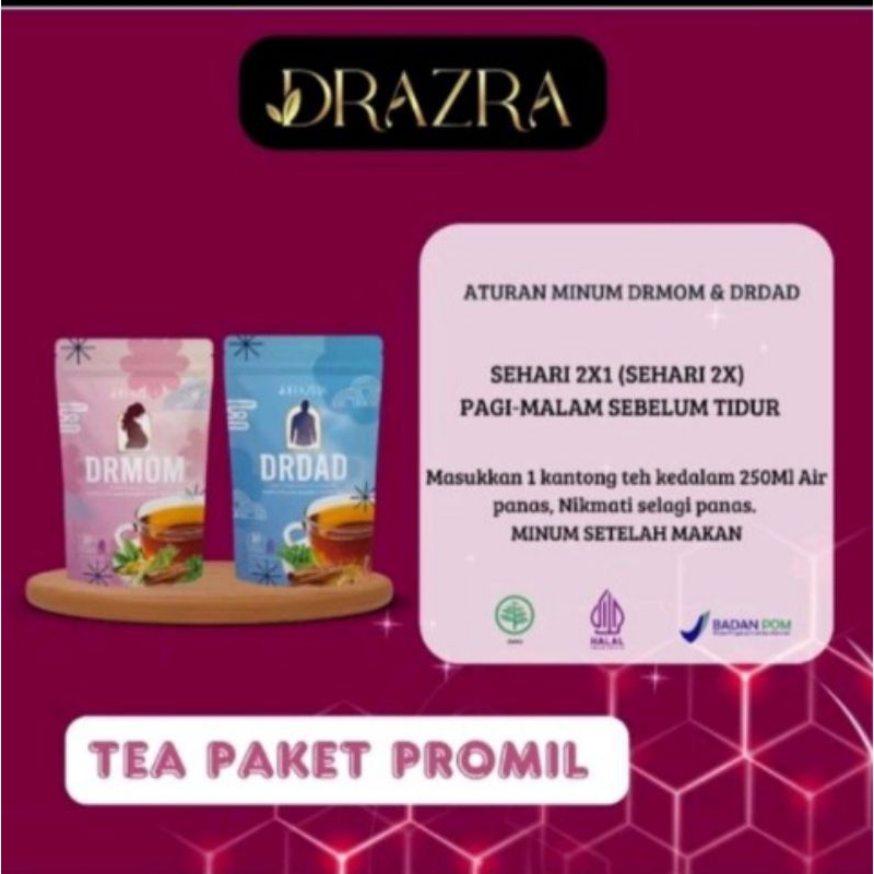 

TEH HERBAL PAKET PROMIL DRMAN DAN DRDAD BY DOKTER AZRA