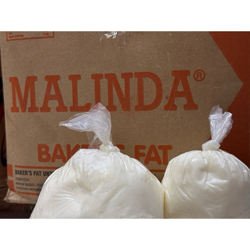 

Mentega Putih Malinda Shortening nabati Bakers Fat 250g/ 500g/ 1000g