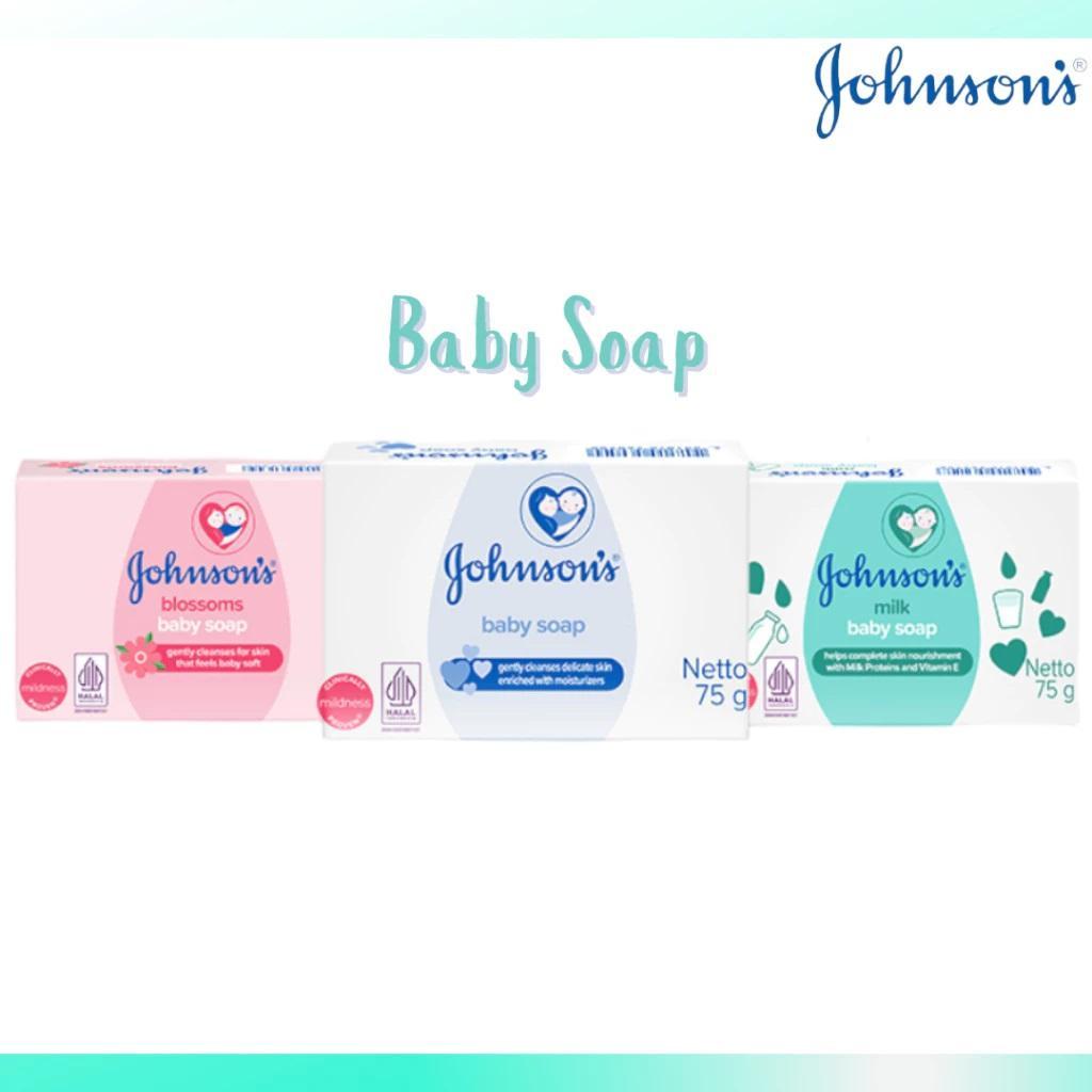 JOHNSON'S BABY SOAP 75GR | SABUN BATANG BAYI
