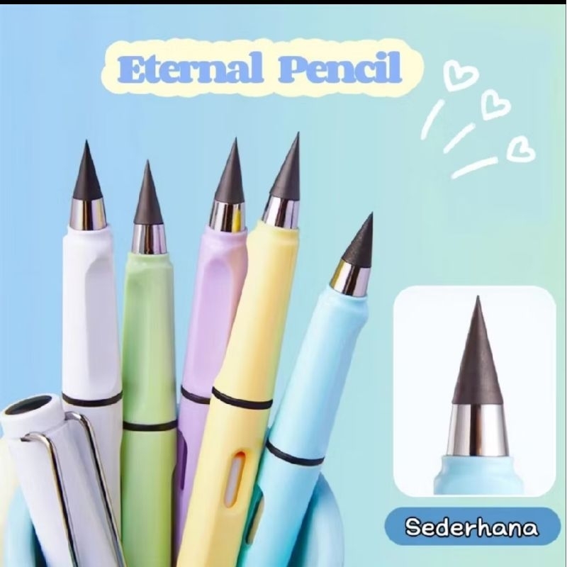 

Pensil Eternal Abadi(Pensil tidak ada habisnya/Dilengkapi Penghapus