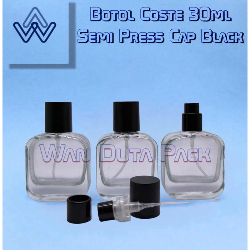 BOTOL PARFUM COSTE SPRAY SEMI PRESS 30ML