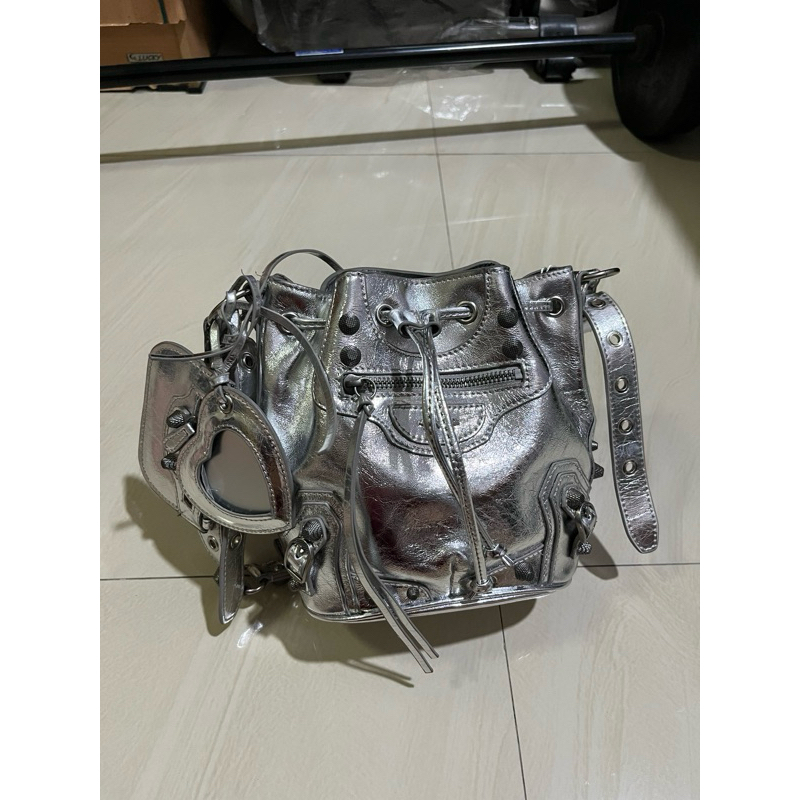 NEW Harper bag Calf Leather myra iwearmyra With BOx silver bag tas selempang wanita kulit asli calf 