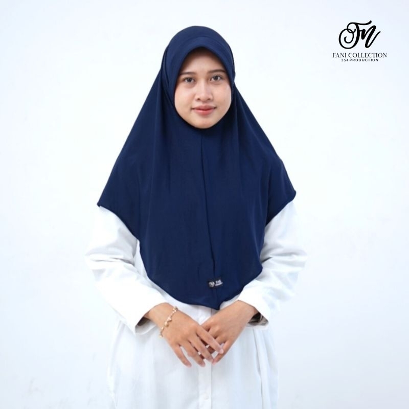 Naura Bergo/Bergo Jersey/Bergo Sport Syar'i/Hijab Instan/Jilbab Instan M/Jilbab Perawat/Jilbab Murah