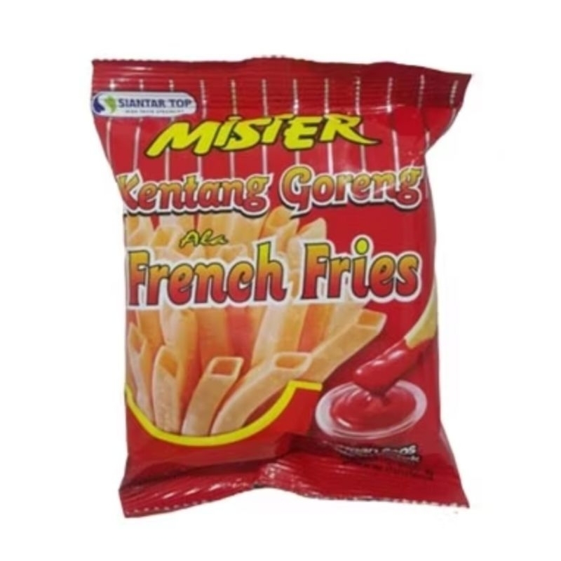 

MISTER FRENCH FRIES 1RENTENG ISI 10PCS